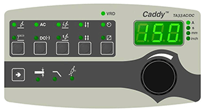 Аппарат для аргонодуговой сварки ESAB Caddy Tig 2200i AC/DC панель управления TA33