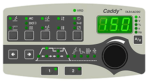 Аппарат для аргонодуговой сварки ESAB Caddy Tig 2200i AC/DC панель управления TA34